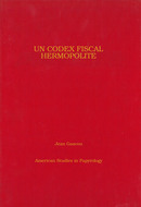 Book cover for 'Un Codex fiscal Hermopolite'