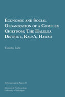 Book cover for 'Economic and Social Organization of a Complex Chiefdom'