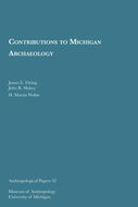Book cover for 'Contributions to Michigan Archaeology'