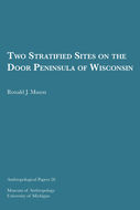 Book cover for 'Two Stratified Sites on the Door Peninsula of Wisconsin'
