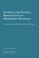 Book cover for 'Studies in the Natural Radioactivity of Prehistoric Materials'