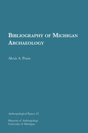 Book cover for 'Bibliography of Michigan Archaeology'