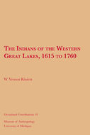 Book cover for 'The Indians of the Western Great Lakes, 1615 to 1760'