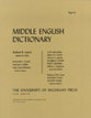 Cover image for 'Middle English Dictionary'