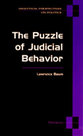 Cover image for 'The Puzzle of Judicial Behavior'