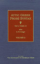Cover image for 'Attic Greek Prose Syntax'