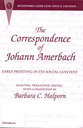 Cover image for 'The Correspondence of Johann Amerbach'