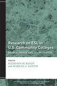 Cover image for 'Research on ESL in U.S. Community Colleges'