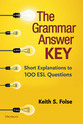 Cover image for 'The Grammar Answer Key'