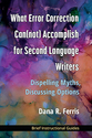 Cover image for 'What Error Correction Can(not) Accomplish for Second Language Writers'