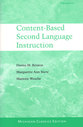 Cover image for 'Content-Based Second Language Instruction'