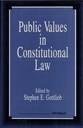 Cover image for 'Public Values in Constitutional Law'