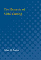 Cover image for 'The Elements of Metal Cutting'