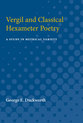 Cover image for 'Vergil and Classical Hexameter Poetry'