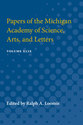 Cover image for 'Papers of the Michigan Academy of Science, Arts, and Letters'
