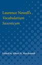 Cover image for 'Laurence Nowell's Vocabularium Saxonicum'