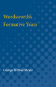 Cover image for 'Wordsworth's Formative Years'