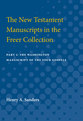 Cover image for 'The New Testament Manuscripts in the Freer Collection'