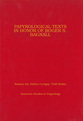 Cover image for 'Papyrological Texts in Honor of Roger S. Bagnall'