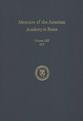 Cover image for 'Memoirs of the American Academy in Rome, Vol. 62 (2017)'