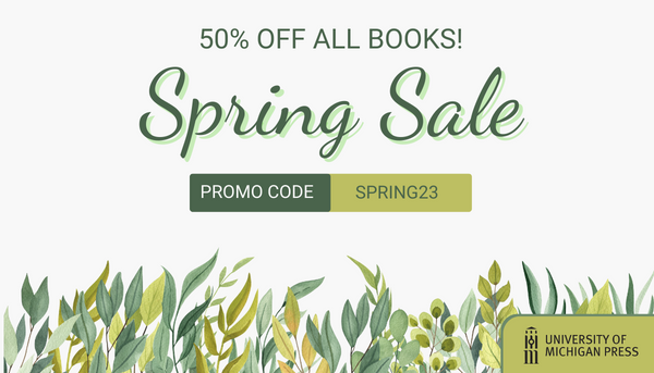50% off all books - use promo code SPRING23 - sale starts May 1st