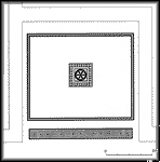 Room J: mosaic pavement