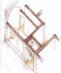 Axonometric reconstruction of room C as an Augusteum .