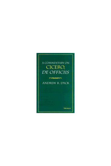Cover of A Commentary on Cicero, De Officiis