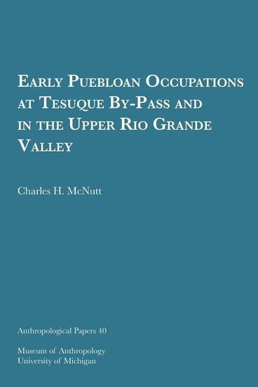Cover of Early Puebloan Occupations at Tesuque By-Pass and in the Upper Rio Grande Valley