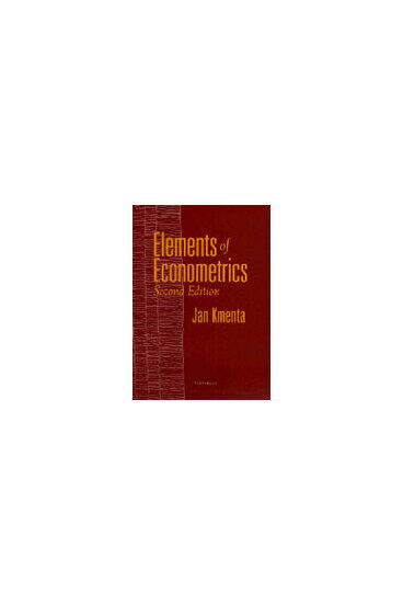 Cover of Elements of Econometrics - Second Edition