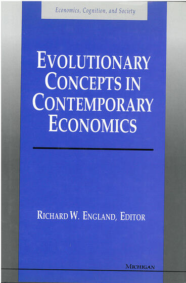 Cover of Evolutionary Concepts in Contemporary Economics