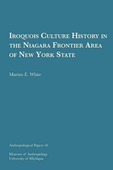 Cover of Iroquois Culture History in the Niagara Frontier Area of New York State