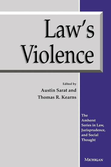 Cover of Law's Violence