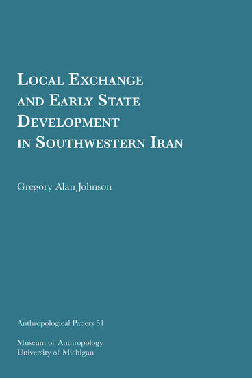 Cover of Local Exchange and Early State Development in Southwestern Iran