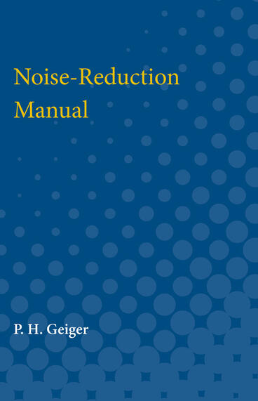 Cover of Noise-Reduction Manual