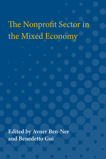 Cover of The Nonprofit Sector in the Mixed Economy