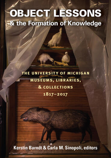 Cover of Object Lessons and the Formation of Knowledge - The University of Michigan Museums, Libraries, and Collections 1817–2017