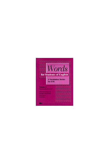 Cover of Words for Students of English, Vol. 3 - A Vocabulary Series for ESL