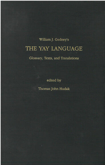 Cover of The Yay Language - Glossary, Texts, and Translations
